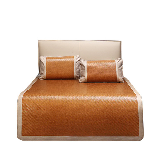 Kaicheng summer rattan mat ice silk mat kit rattan straw mat home bedding dormitory washed mat wholesale