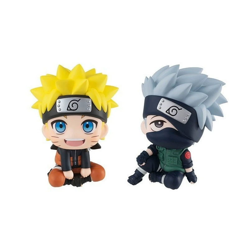 Кукла в формате версии Q с сидящим знаменитостью Kakashi Demon Slayer: Kimetsu no Yaiba Nezuko Tanjiro модель украшение