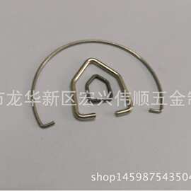 新款不锈钢拉手 地漏提手配件 手柄拉手弹簧 电镀支架提手