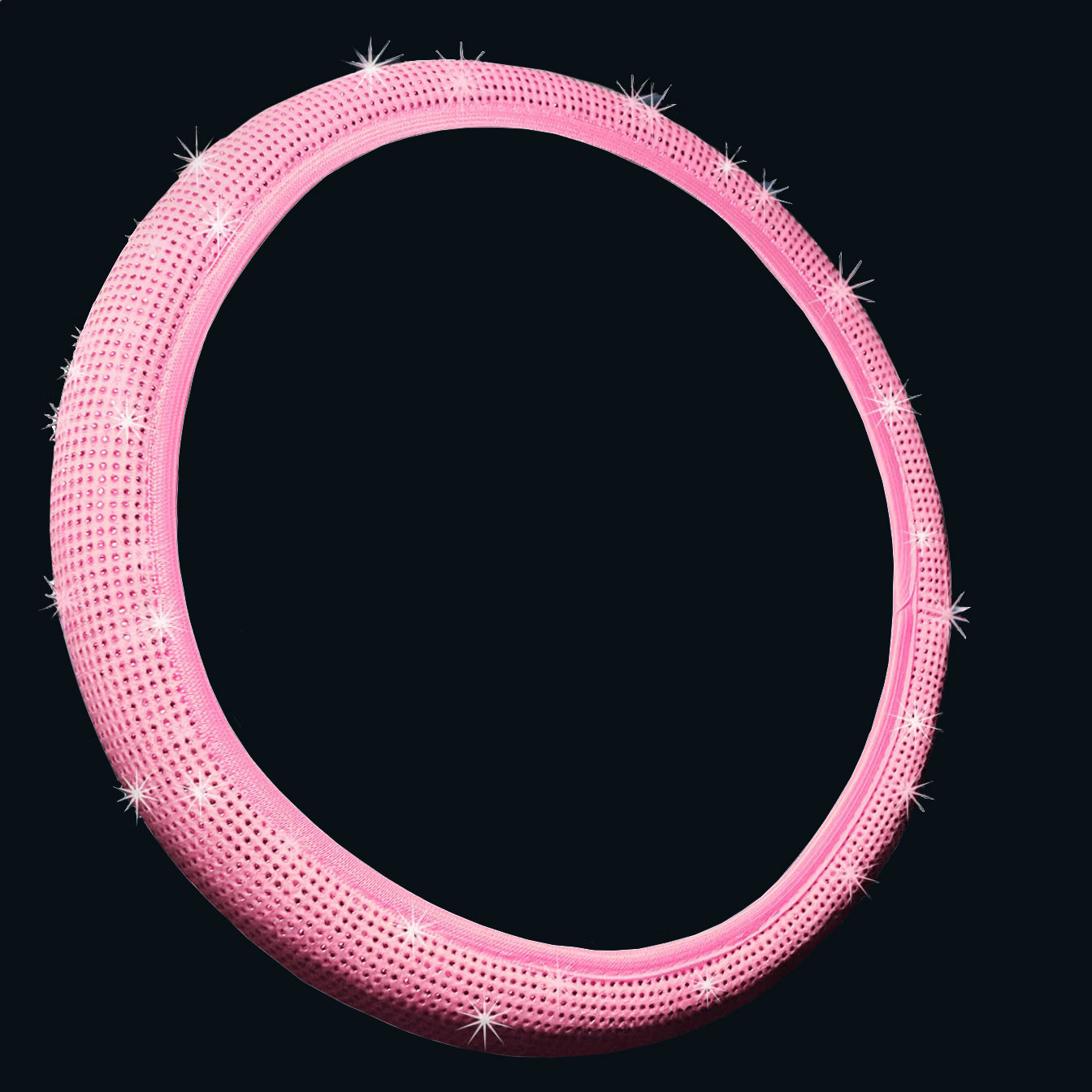 Nuevo coche volante cubierta primavera y verano completo diamante rhinestone perforación caliente sin anillo interior cubierta de la rueda de dirección transfronteriza Amazon