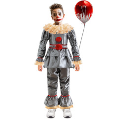 メーカースポット卸売り創意的な道化師回魂ペニワイズハロウィーンカーニバル服装道化師Penn