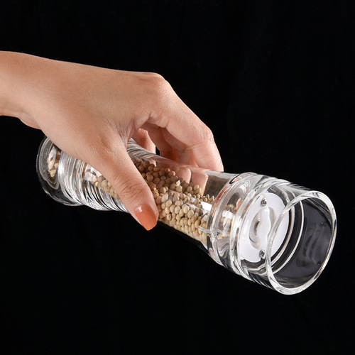 Acrylic ceramic kitchen grinder, pepper spice grinding bottle, condiment bottle, grinding bottle, kitchen gadgets