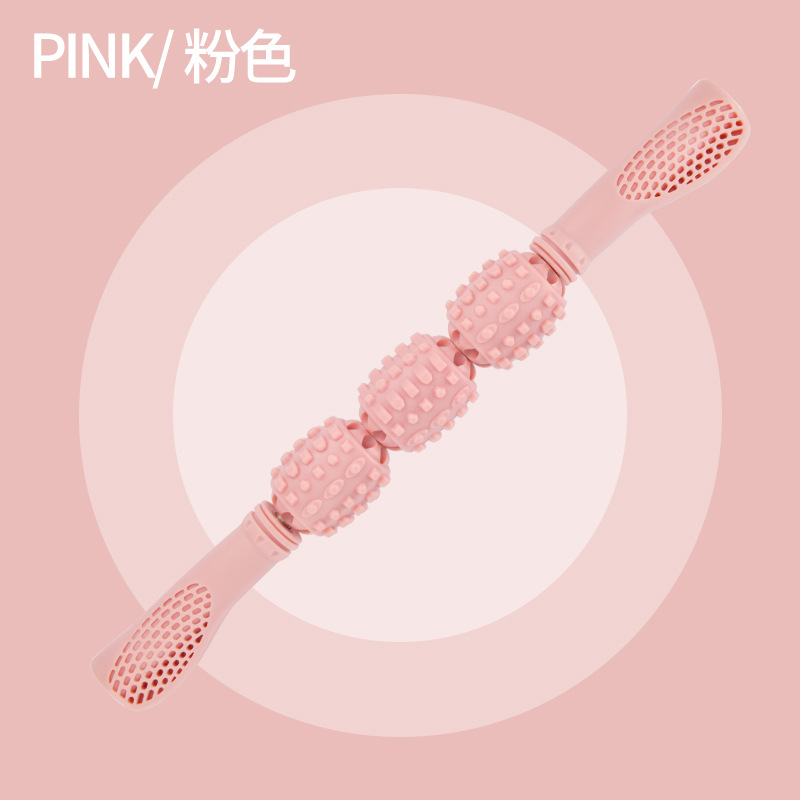 Maza personalizada, masaje de relajación muscular de pantorrilla no flaca, fascia de rodillo, yoga, fitness, piernas enrolladas, palo de masaje Langya