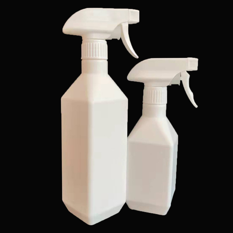 现货500毫升喷雾瓶油污净清洁剂方形喷雾瓶家用消毒浇花塑料喷壶