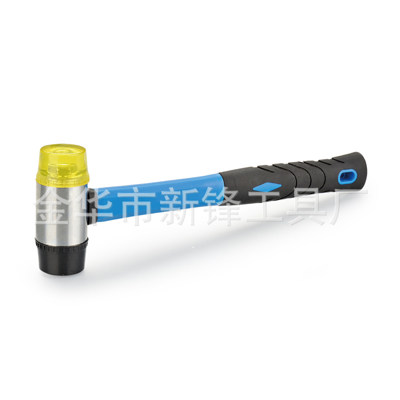 厂家供应包塑柄安装锤PVC锤头30-40mm 可定牌