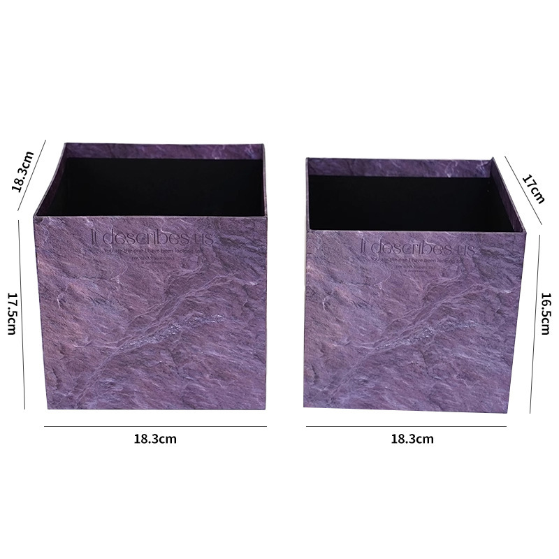 Flor abrazo cubo mini tulipán abrazo cubo pequeño cilindro conjunto tres flores redondas caja de regalo caja de ramo