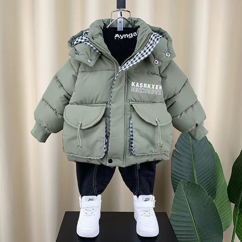 男童羽绒棉服加厚外套新款洋气儿童保暖棉袄冬装宝宝男孩棉衣反季|undefined