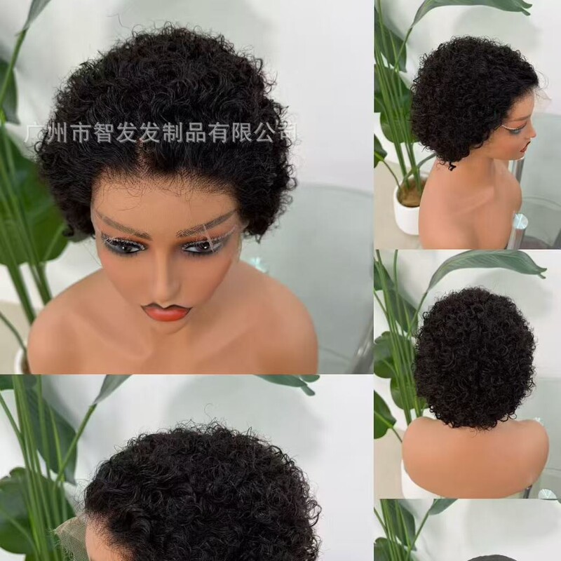 13X4Hd Pixie Cut.100%Human Hair.Wig
