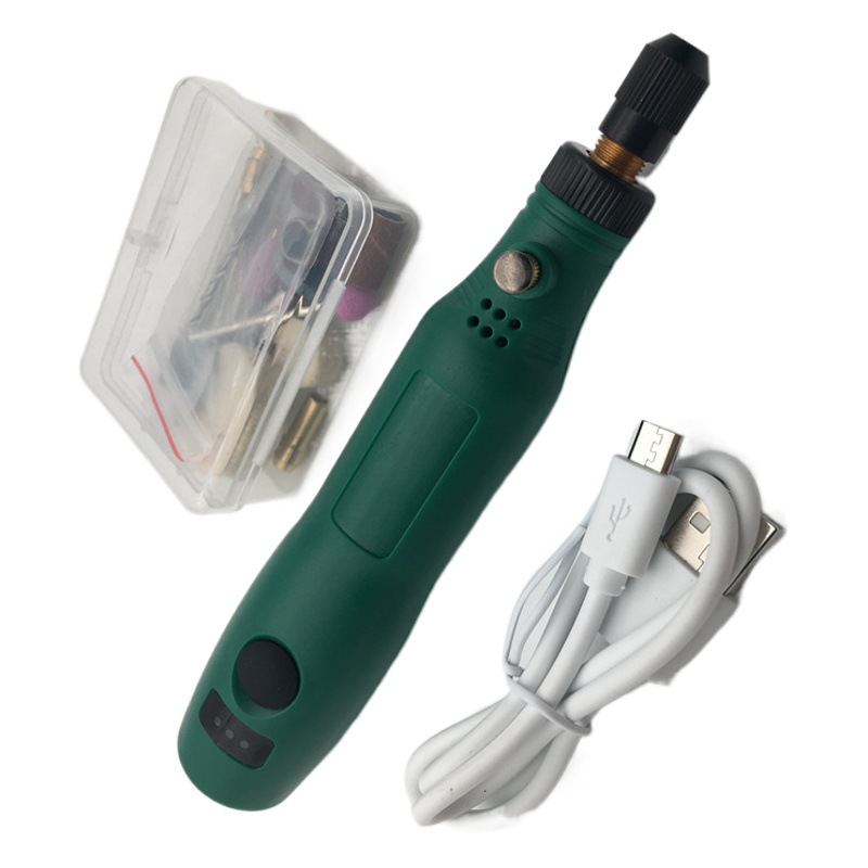 Amoladora de mano en miniatura amoladora eléctrica de carga máquina de pulir tallado melocotón núcleo pulido palabra máquina de pulir corte eléctrico pequeño taladro eléctrico