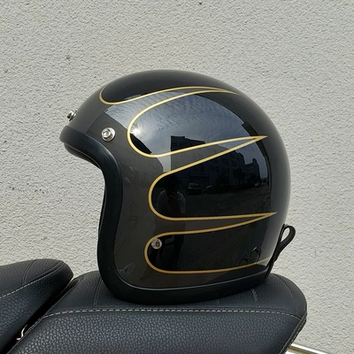 of 500Tx Electric Vehicle Motosiklet kaskı (dəbilqə) - glossy-black-decal-s