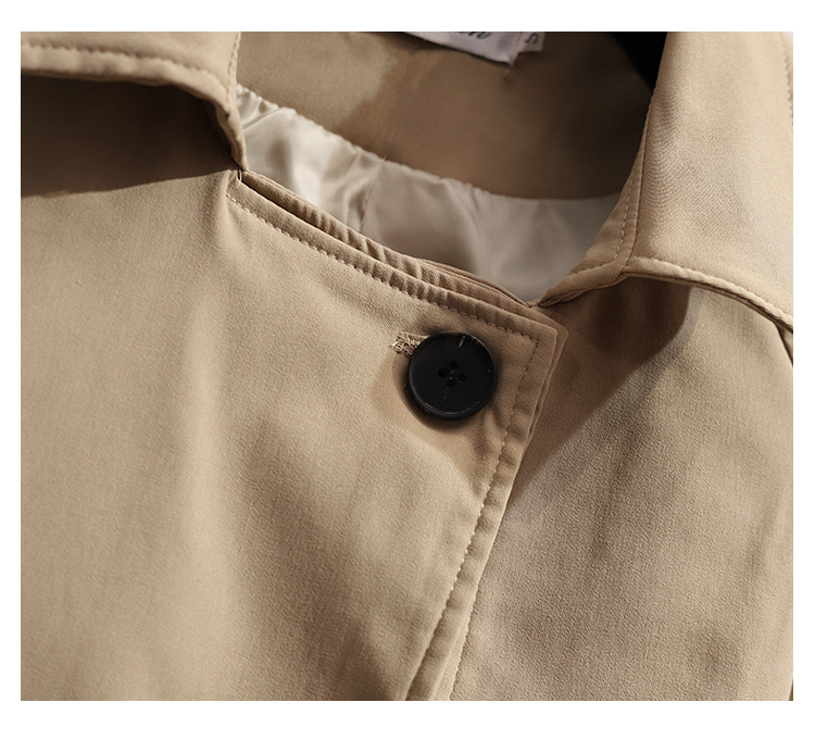 Trench coat elegante para mulher estilo britânico de outono_voghion.com