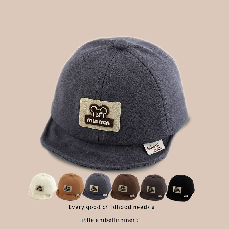 Sombreros para bebés primavera y otoño delgados, gorras de lengua super lindas para niños y niñas, gorras de béisbol de protección solar con bordes suaves