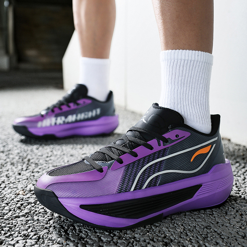 Zapatillas de baloncesto de combate reales ligeras y transpirables con amortiguación juvenil de marea nacional para hombres y mujeres, zapatillas deportivas recreativas antideslizantes retro resistentes al desgaste