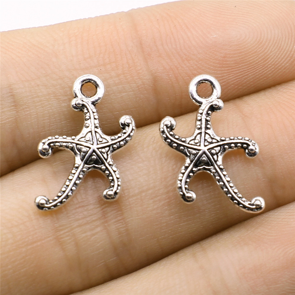 1 Piece Retro Starfish Alloy Plating Pendant Jewelry Accessories display picture 2