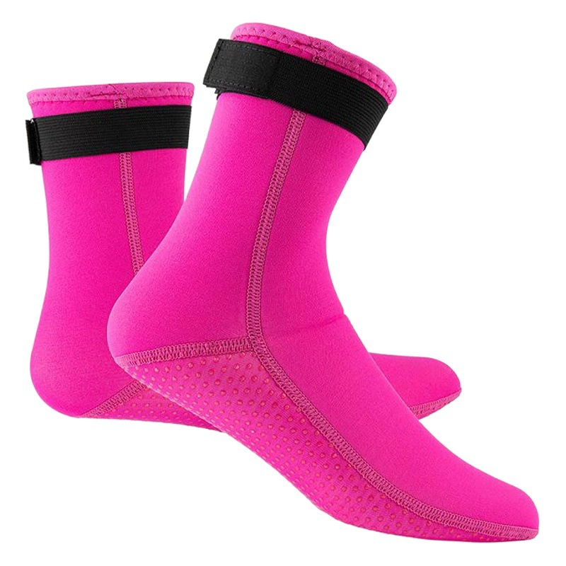 3 мм носки для дайвинга мужские теплые Нескользящие теплые водонепроницаемые носки для дайвинга из глубокого материала женские длинные пляжные носки-трубки обувь