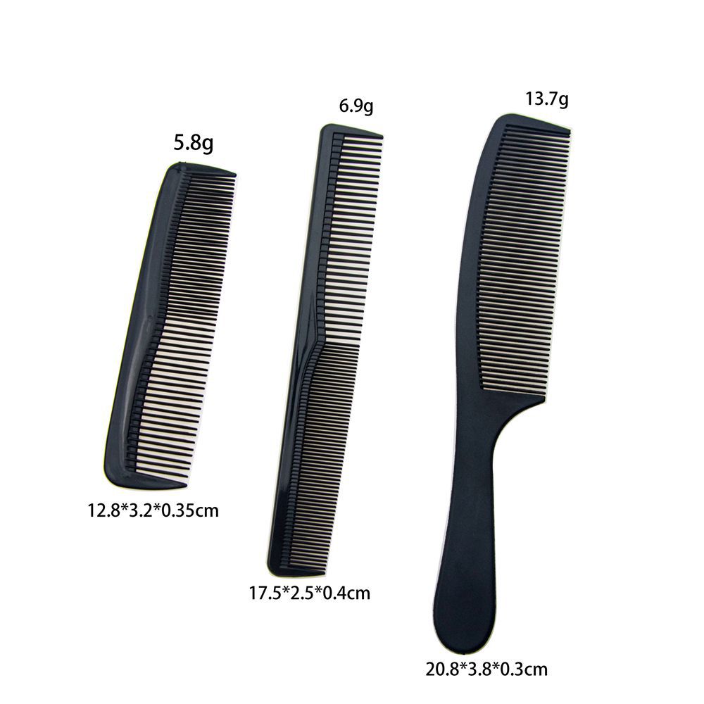 Peines de dos extremos, peines de cabello recto, peines de cabello de dos extremos, peines de cabello de doble extremo, peines de plástico portátiles, peines de estilo de frangeo