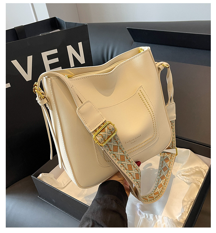 Elegant Large Capacity Tote Bag With Crossbody Shoulder Strap_voghion.com