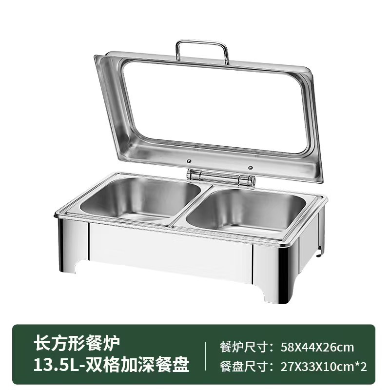 Estufas de aislamiento de cubierta de acero inoxidable estufas Buffet visibles estufas de desayuno de calefacción eléctrica estufas de aislamiento hidráulicas estufas de buffet