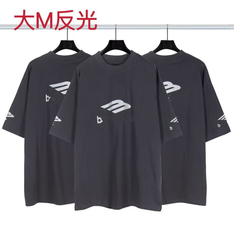 高品質クロスボーダーアメリカンスタイル25ss夏新作No.10ユニフォームレタールーズ半袖Tシャツ卸売|undefined