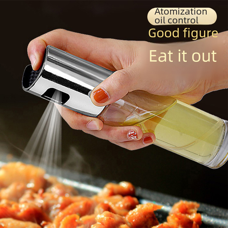 噴油瓶噴霧化家用廚房霧狀玻璃食用油橄欖油戶外燒烤噴油壺器油瓶