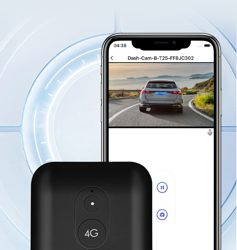 Domestic fleet 4G dashcam with high-definition remote monitoring, smart app, cloud storage, and track tracking vehicle device