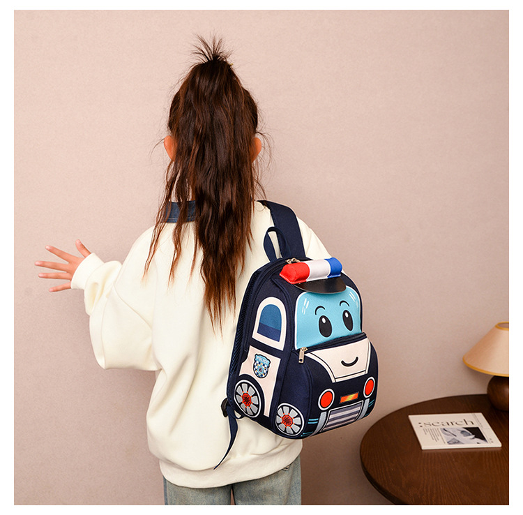 Unisexo Grande Nylon Dibujos Animados Lindo Cuadrado Cremallera Mochila Con Cremallera display picture 18