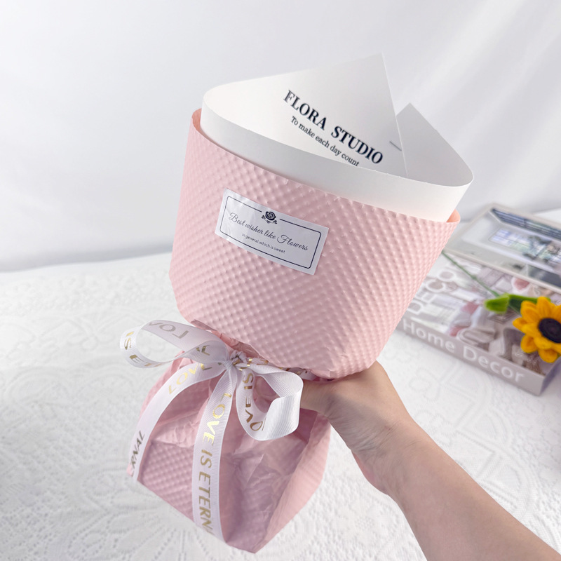 新しいワルツブーケ、半完成花殻、花泥ロリポップ、スナック、DIYフラワーアレンジメント材料、花売りの屋台|undefined