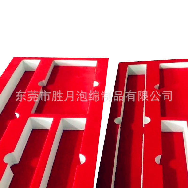 黑白/彩色植绒eva雕刻研磨内衬托盘/异形 首饰包装高端礼品盒订作