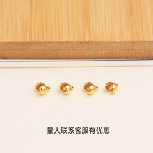 包金保色18k镀真金双包扣包线扣手链尾扣diy手工串珠饰品配件材料