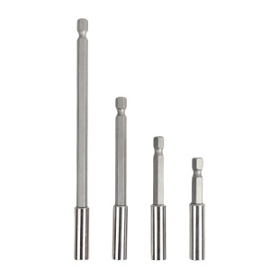 60/75/100/150mm hex handle extension connecting rod 1/4 quick change hex handle extension rod batch head joint