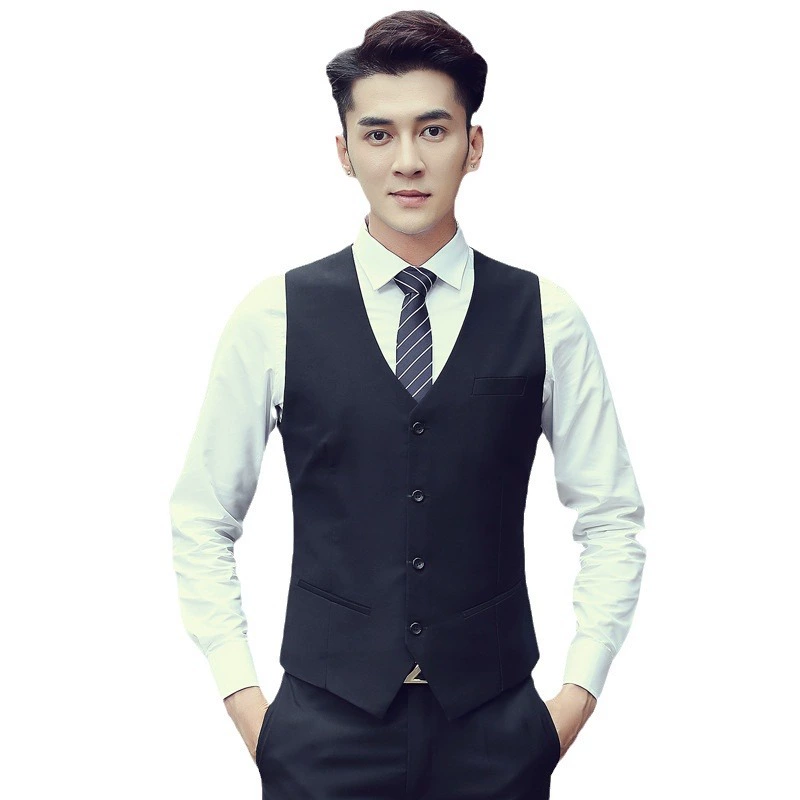 Осенний жилет, костюм для работы, slim fit, корейский стиль