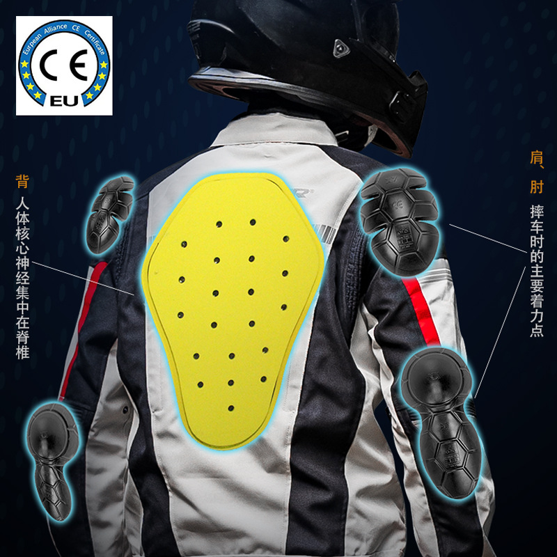Ropa de motocicleta de verano alta elástica ventilación protección contra caídas ropa de motocicleta caballo impermeable chaqueta de cuatro estaciones ropa de carreras image 3