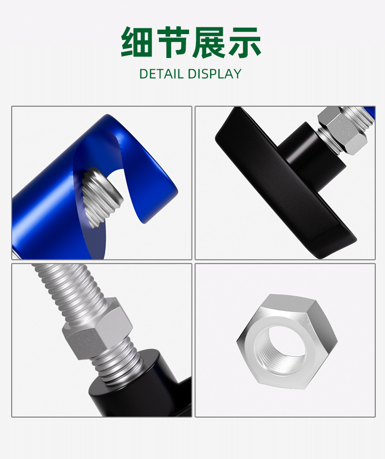 Colorful Car Engine Hood Anti-Pinch Lift Rod Anti-Slip Rear Box Support Rod for Easier Installation