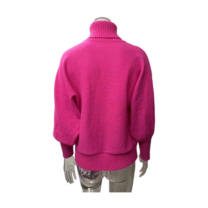350g Weight Long Sleeve Sleeve Length Pullovers Placket Type Batwing Sleeve Sleeve Type Polyester, Polyacrylonitrile Fiber Fabric Type Long Top Length Sweater Tops Type Daily Occasion Turtleneck Neckline Loose Fit Type Christmas Festival Letter Pattern Winter, Autumn Season Women's Gender Embroidery Design Streetwear Style Wholesale Women's Streetwear Letter Long Sleeve Embroidery Sweaters & Cardigans 33