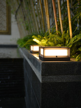 现代新中式户外防水柱头灯创意围墙灯大门柱灯院墙头灯别墅庭院灯