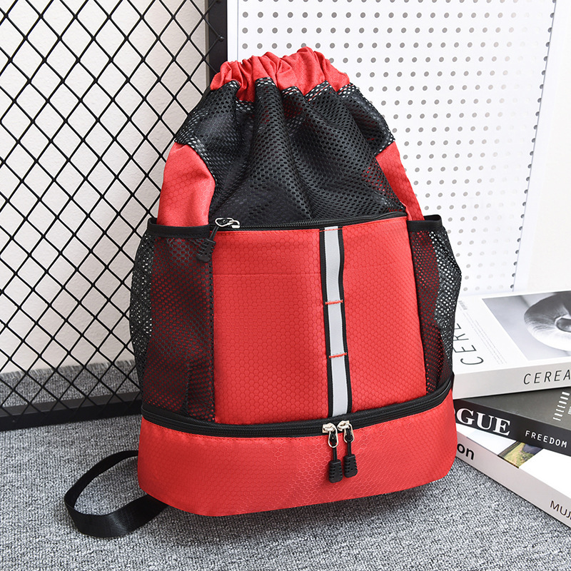 新しい乾湿分離バックパック、シンプルな大容量バックパック、スポーツファッション、軽量防水アウトドアバックパック|undefined