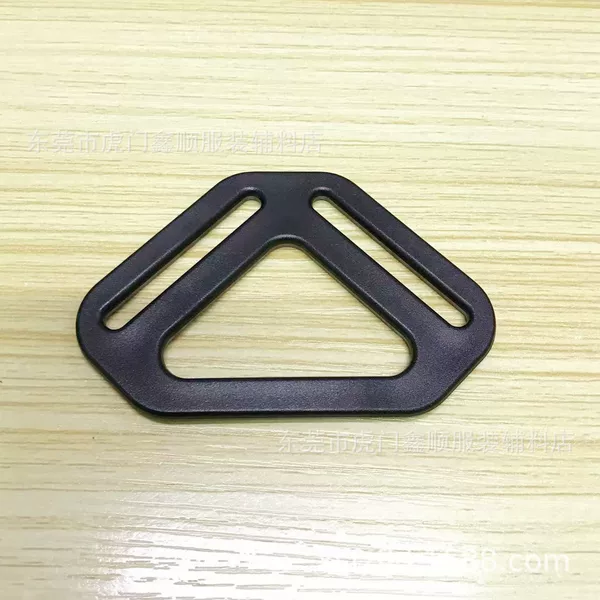 Spot Plastic 37*43mm Triangle Buckle 1.5inch Plastic Strap Clip Buckle Three-point Multi-sided Adjustment Bifurcated Buckle