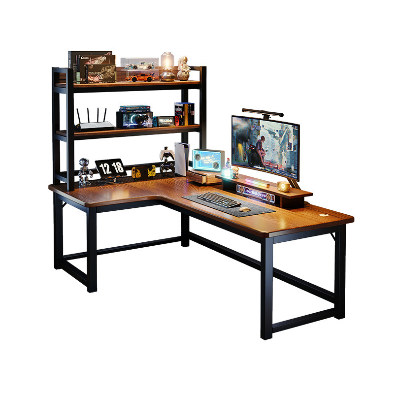 Mesa de computadora de esquina mesa de escritorio mesa de deportes electrónicos dormitorio escritorio casero estante de escritorio de esquina de escritorio doble