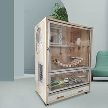 龙猫柜笼豪华别墅防咬合金窝可水洗跳板宠物松鼠蜜袋鼯笼子