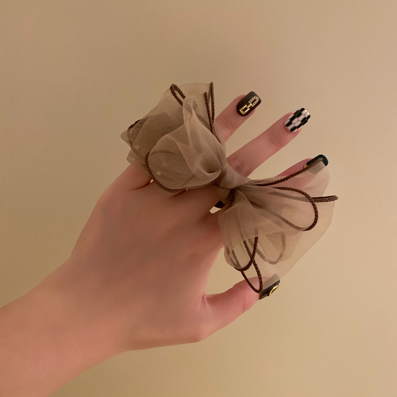 1 Piece Quantity Fashion Bow Knot Cloth Handmade Hair Tie 1 Piece