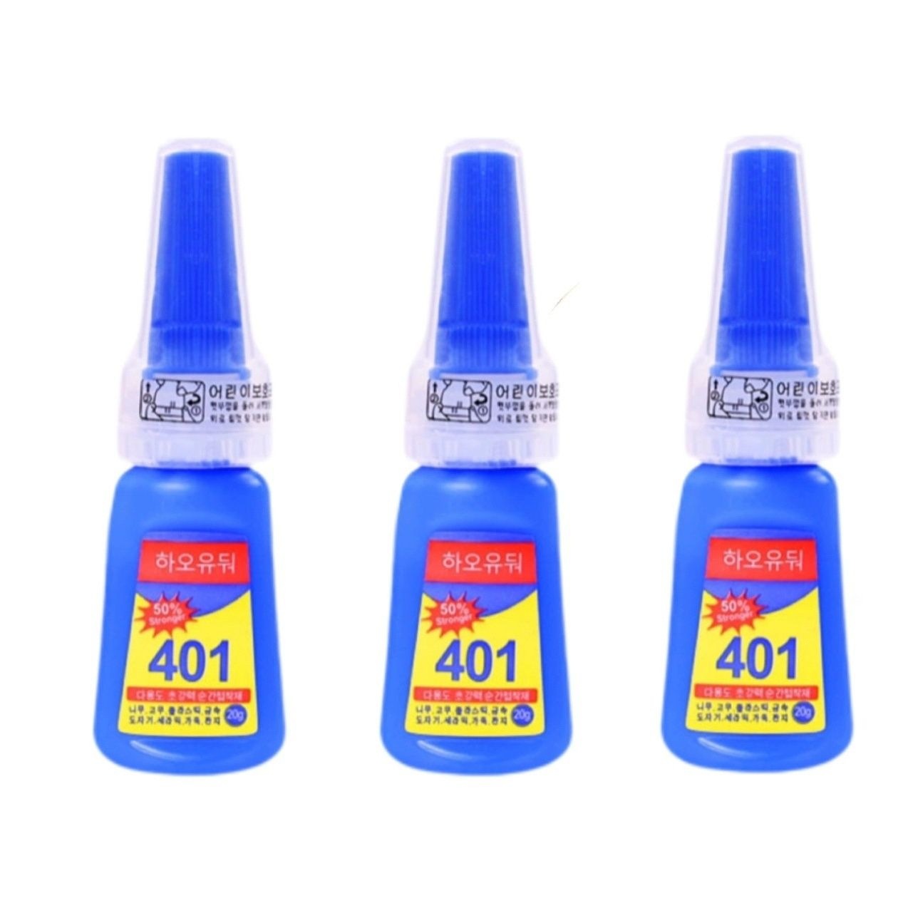 Special glue for billiard cue tips (3 bottles)