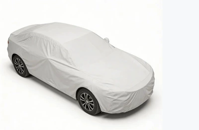 Upgraded Car Cover Peva Single-Layer Car Cover, Full Vehicle Sun Protection, Heat Insulation, Universal Waterproof and Dustproof Sunshade Cover (Car clothing) - silver-sedan-s