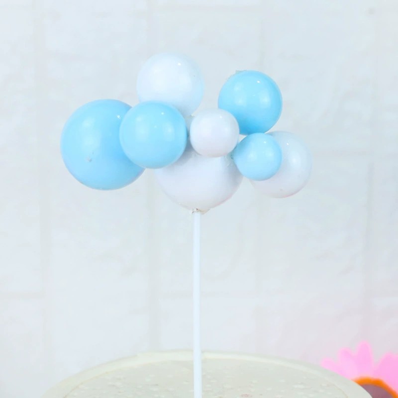Cake topper resin (Sara) with golden ball cloud and princess fairy figures, hand‑made, 0.098 kg