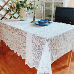 Ins風テーブルクロス高級感ロマンチックレース布芸食卓茶何家装飾テーブルクロス写真カバー布滑り止め