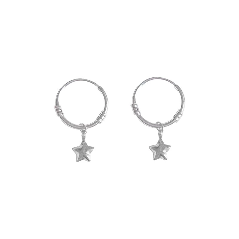 Серебряная шпилька, подвеска, демисезонные серьги, серебро 925 пробы, легкая роскошь, яркий привлекающий стиль, простой и элегантный дизайн