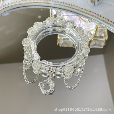 S080-starry moon white bracelet#sz877