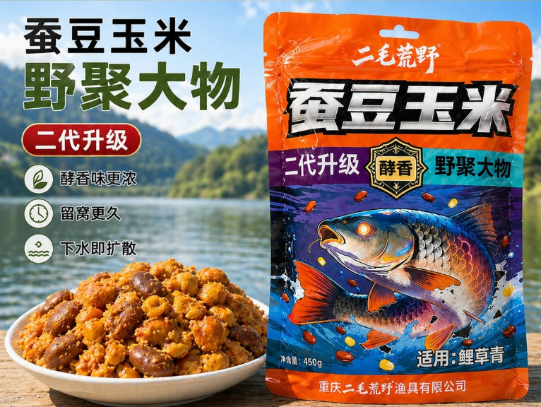 二毛蚕豆酵香コーン 450g