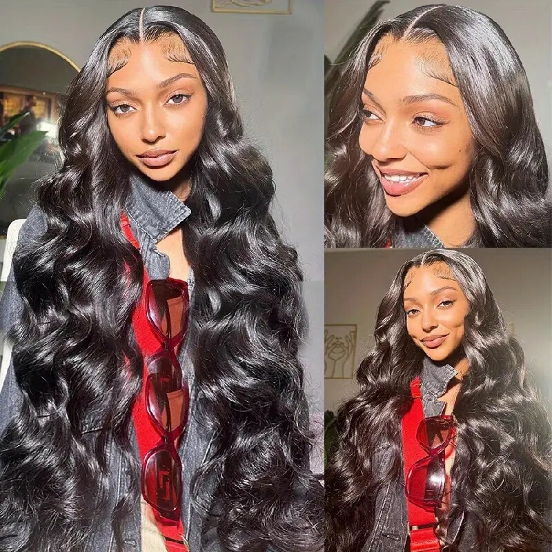 African Ladies Hot-Selling Lace Front 13*4 Big Wave Wig Full Headgear Amazon European and American Style Wig