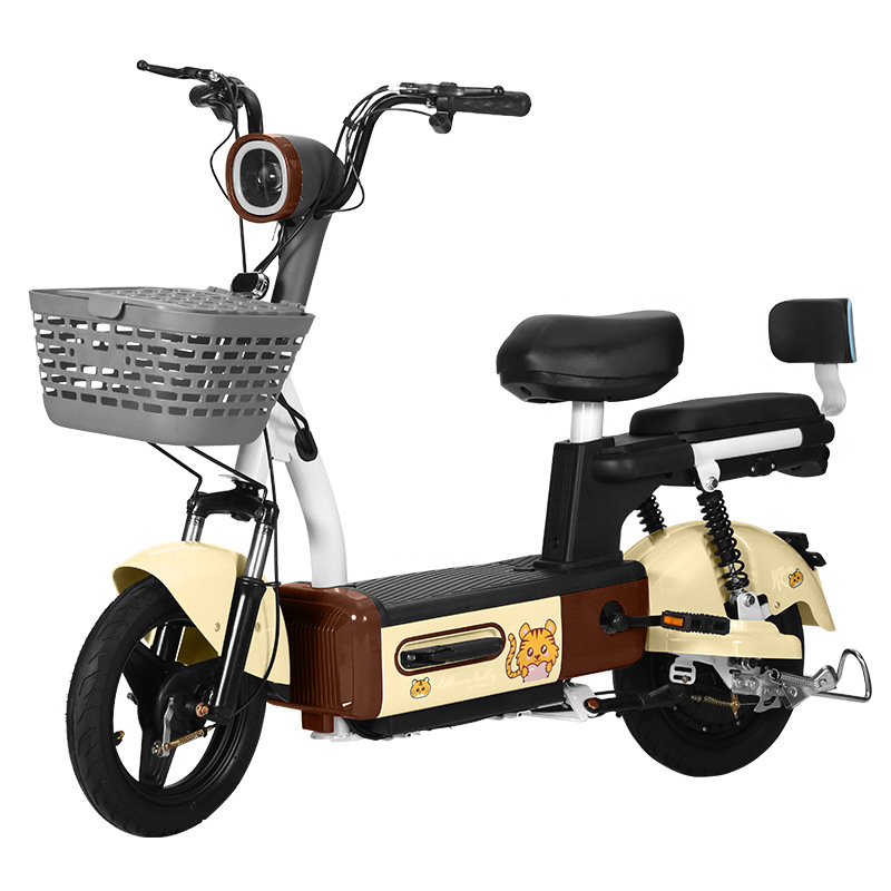 Exportación de nueva bicicleta eléctrica estándar nacional 48V dos ruedas multifuncional coche de batería doble adulto fábrica de tranvía al por mayor