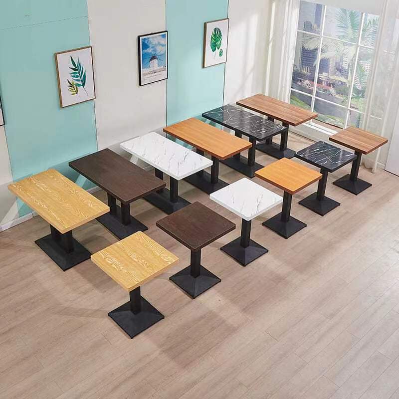 Commercial Fast Food Restaurant Cafe Tables Milk Tea Shop Restaurant Negotiation Tables Restaurant Small Square Tables Round Tables Table and Chair Sets